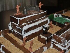 Steve tweeted his confectionery version of the compound in Abbottabad, calling it instead, “Gingerbottabad.”[guns.com]