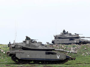 دبابتان لجيش الاحتلال في هضبة الجولان