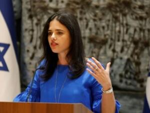 Ayelet Shaked has threatened to enter Gaza as tension hit boiling point. (AFP/ File Photo)