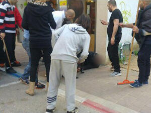 The teen was caught and disarmed by locals. (Twitter)