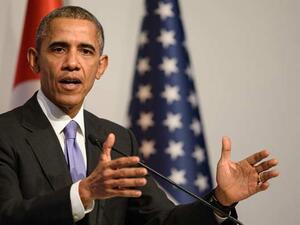 President Barack Obama at a press conference (AFP/File)