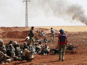 Fighters from Jaysh al-Islam (AFP/Zein al-Rifai)