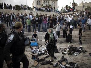 AT Damascus Gate, in East Jerusalem, Palestinians often clash with Israeli state forces (AFP / File)