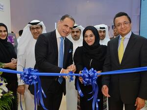John Iossifidis CEO Noor Bank reopens the Dubai Mall branch.