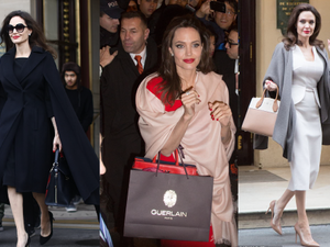 أنجلينا جولي بأجمل الإطلالات في باريس