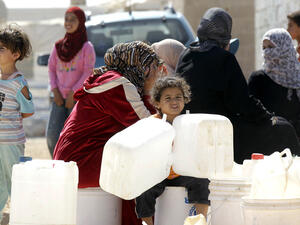 The Japanese grant was donated outside of the normal framework of bilateral assistance to Jordan.  (AFP/Khalil Mazraawi)