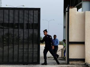 Nasib Crossing between Jordan and Syria. (Twitter)