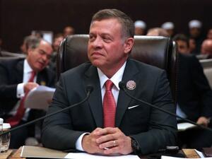 Jordan's King Abdullah attends session with group of Dutch officials and NGO representatives specialised in anti-extremism and terrorism; he stressed on cooperation to win battle against terrorism. (AFP/ File Photo)