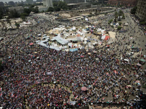 Anti-Morsi demonstrators gathered at Cairo's Tahrir Square on June 30, 2013. (AFP/File)