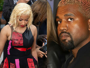 Kanye's wife Kim Kardashian West connected him with Nicki Minaj via FaceTime. (Source: JStone - lev radin - Shutterstock)