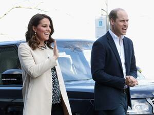 The 36-year-old royal already has son Prince George, four, and daughter Princess Charlotte, two, with husband Prince William (Source: Chris Jackson - POOL - AFP)