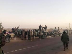 وحدات من الجيش الوطني التابع للمشير خليفة حفتر سيطرت على منطقة مزدة