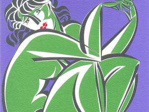 Lithograph by Lebanese artist Hussein Madi. (Collectionair)