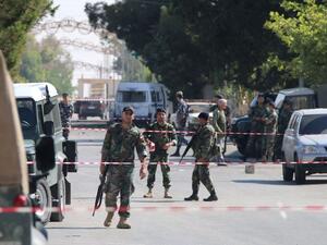 Lebanese security forces secure the site of multiple suicide bombings which took place early on June 27, 2016 in the predominantly Christian village of Al-Qaa, in eastern Lebanon near the border with Syria. (AFP/File_ 