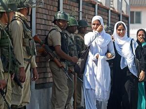 Woman publicly searched while resisting gang involving Indian army soldiers (AFP/File Photo)