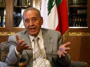 Speaker Nabih Berri looks forward to a big Shiite share in the next Lebanese parliament. (AFP/File Photo)