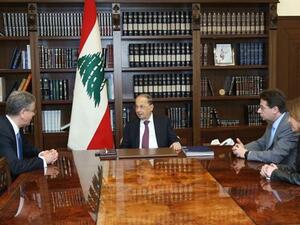 Last week President Michel Aoun suspended parliament due to the electoral law crisis. (AFP/File)