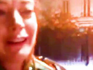 Bizarre: Lindsay Lohan has been accused by Twitter users of trying to 'kidnap' a Syrian refugee boy after she appeared to accost a family in Russia (Source: Lindsay Lohan - Instagram)