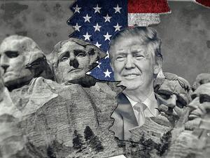 The US dollar index slipped to 99.05 points on Monday, its lowest reading since last November’s American presidential election. (File photo)