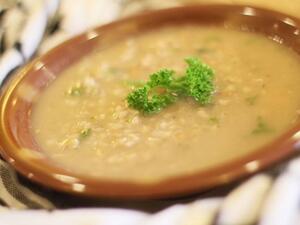 حساء الفريكة الخشنة 