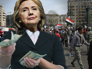 Nawal Saadawi, a prominent Egyptian feminist claimed she saw Hillary Clinton while handing Egyptians bribes to vote for the Muslim Brotherhood candidate.(Rami Khoury/Bawaba)