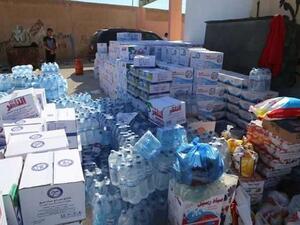 Jordanian’s collection of donations individually on their own is believed to be triggered by news about 15 Syrian refugee dying because of harsh conditions on the northern borders. (Twitter)