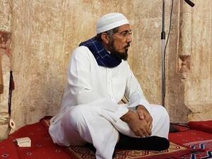 Salman Odeh is a Sunni cleric who was known for his views that do not match the government's ones. He was prisoned several times before. (Image from Twitter)