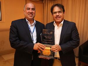 عبدالله بن علي الدبيخي الرئيس التنفيذي لشركة البحري و ناصر المهاشير الرئيس التنفيذي لشركة ترورابغ