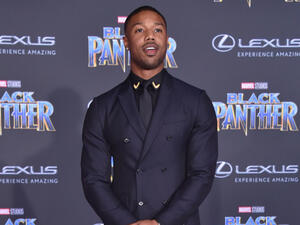 Mystery revealed: Michael B. Jordan stars as Erik 'Killmonger' Stevens in the Marvel movie Black Panther (Source: DFree - Shutterstock)