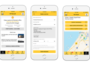 إن العملاء الذين يقومون بتنزيل تطبيق MY Renault وحجز موعد صيانة مع أحد وكلاء ’رينو‘ المعتمَدين في السعودية أو مصر سيدخلون في السحب لفرصة الفوز بالجائزة.