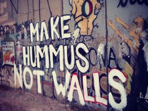 bansky hummus walls
