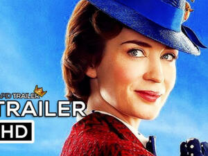 The 90-second clip shows Lin-Manuel Miranda  riding a bicycle as a storm approaches and the wind starts to blow leaves and a kite around town. (Source: Disney)