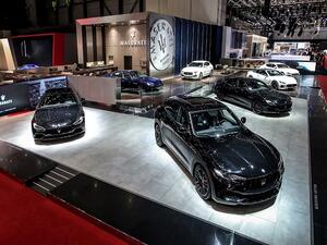 نسخة نريسيمو من طرازات جيبلي وكواتروبورتي وليفانتي تستحل مركزاً رئيسياً في جناح مازيراتي في المعرض.