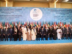 A photo of 13th Organization of Islamic Cooperation Summit at Istanbul. (AFP)