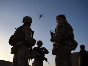 Afghan and US forces have ramped up airstrikes and ground offensives against IS fighters in Jowzjan. (AFP)