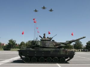 Turkish army's tanks and jets parade during the 90th anniversary of Victory Day in Ankara. (AFP/ File Photo) Turkish army's tanks and jets parade during the 90th anniversary of Victory Day in Ankara. (AFP/ File Photo)