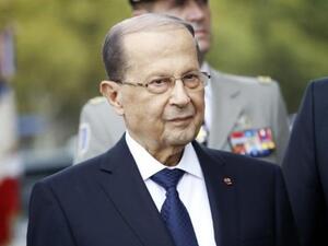 Lebanese President Michel Aoun. (AFP/ File)