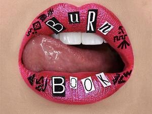 Minnie McGee,  25, got more than 50,000 Instagram followers for her incredible creations using her lips as a canvas. (Minnie McGee/ Instagram)