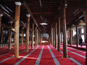 Inside of Sivrihisar Ulu Mosque in Sivrihisar, Turkey. (Shutterstock/File)