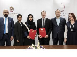 The signing ceremony was held at the Ministry's office in Dubai. 