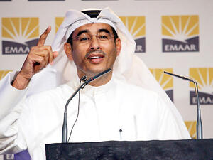 Emaar said a highlight of its growth this year has been the surge in sales of residential property in Dubai. (Pictured here: Mohamed Alabbar, chairman of Emaar Properties)