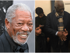 Morgan attended a majlis at a London mosque over the weekend. 