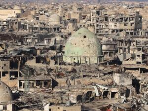 This image shows Mosul's Old City on Jan. 8, six months after Iraqi forces seized the country's second city from ISIS jihadists. (Ahmad al-Rubaye/AFP)