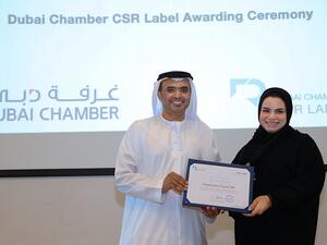 NBF accepting CSR Label Award