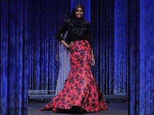 حليمة أدن في أسبوع نيويورك للموضة