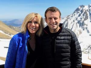 أجمل صور رومانسية لـ سيدة فرنسا الأولى "بريجيت ماكرون" وزوجها