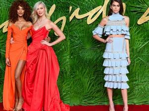 أناقة النجمات وعارضات الأزياء في حفل جوائز British Fashion awards