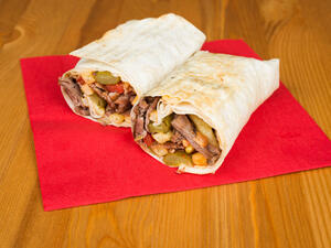 طبق شاورما الدجاج