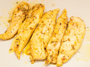 دجاج بالزعتر والليمون