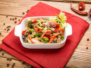 سلطة الخضار المشوية